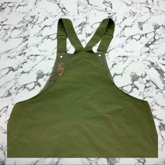 Men’s Fila Army Green Orange Seeker Wader Overall Pants - Picture 5 of 6